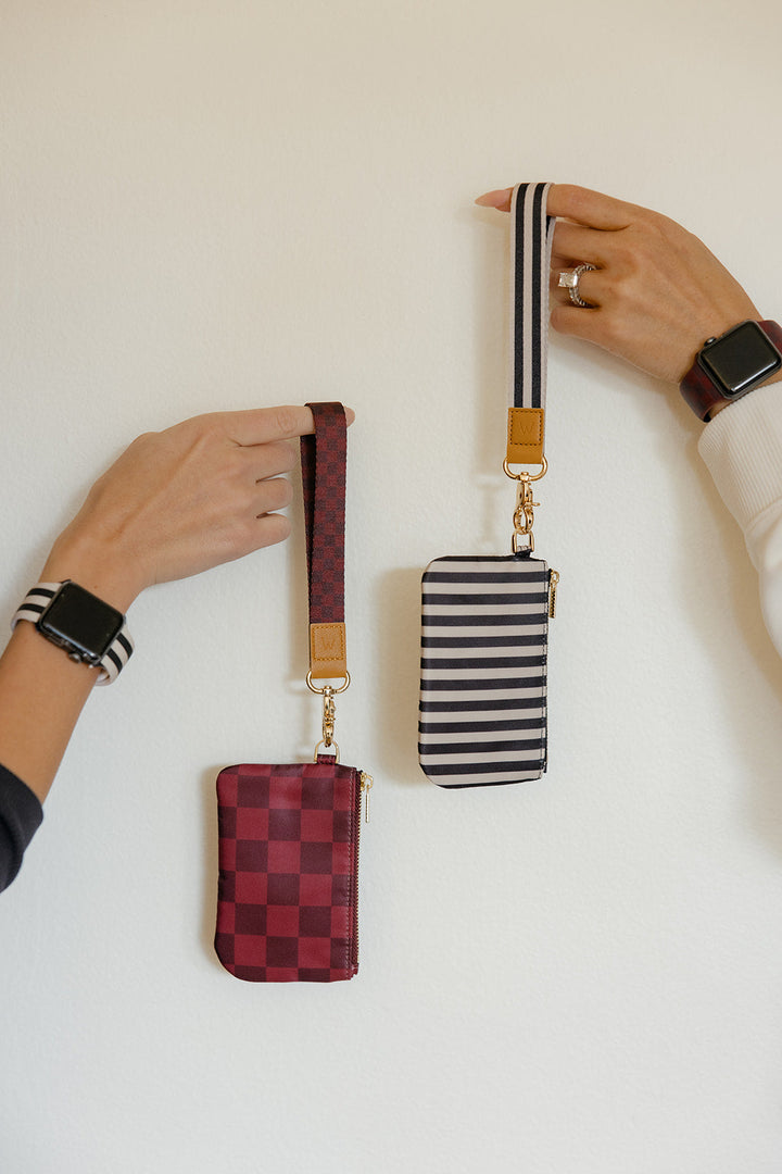 Cozy Check Zipper Pouch