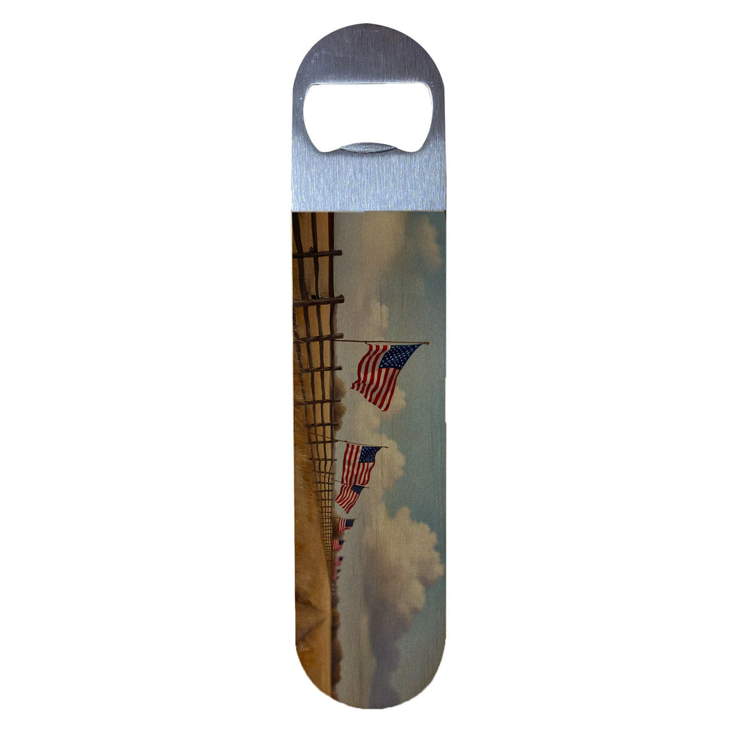 Flags On Fence Line Opener