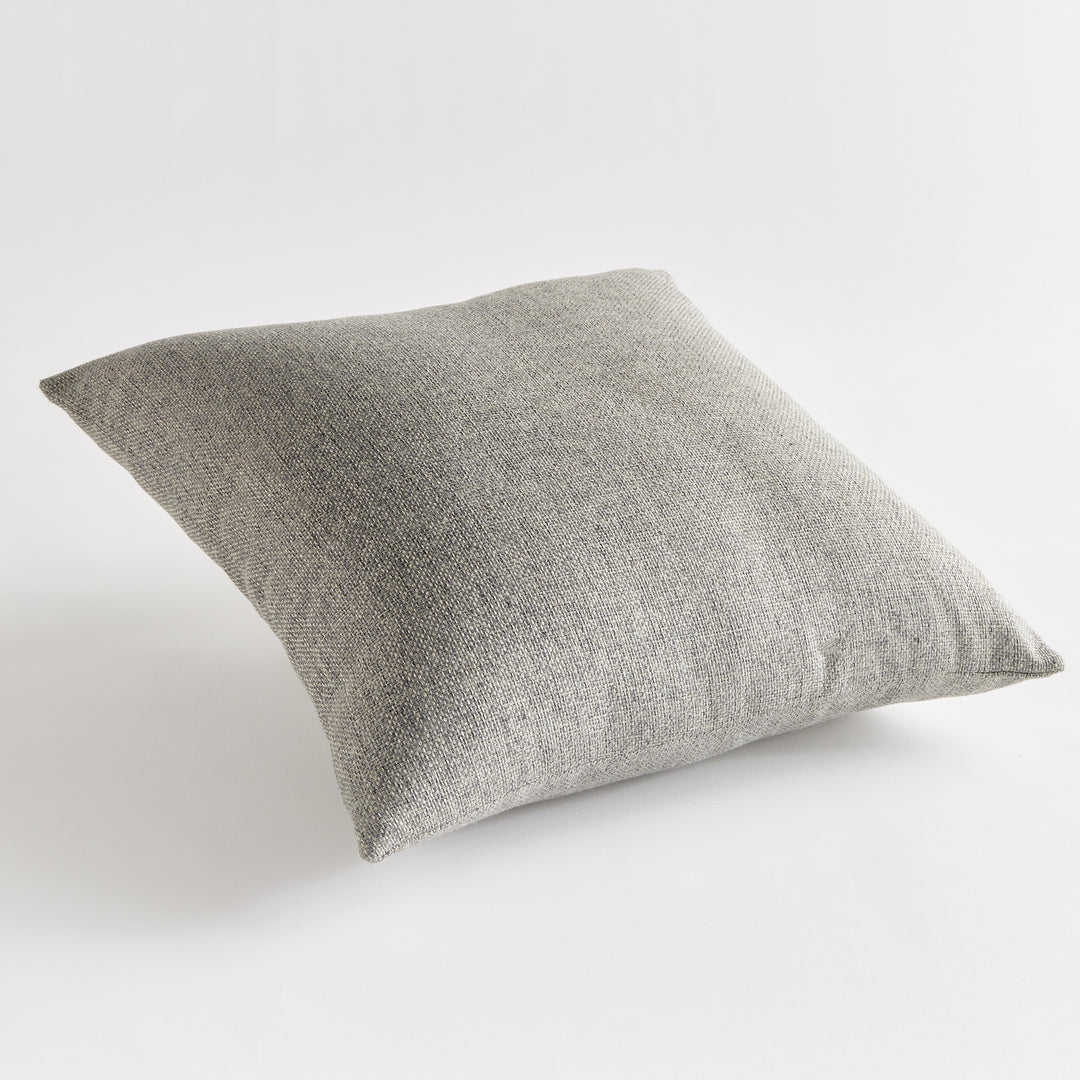 Gage Square Indoor-Outdoor Pillow 20", Gray