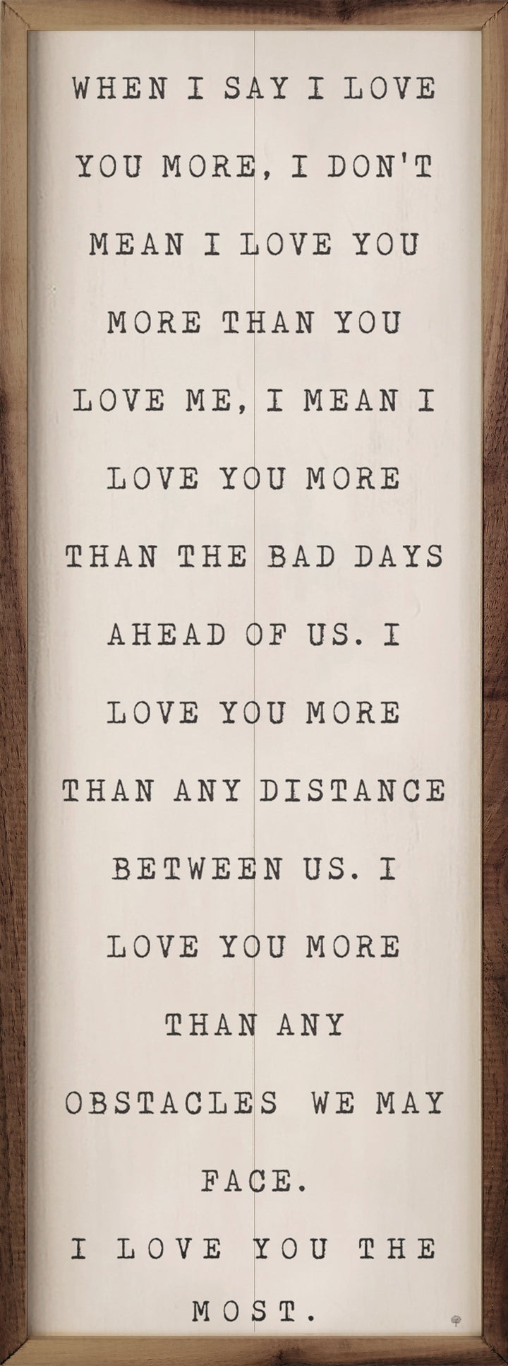 Love You More White