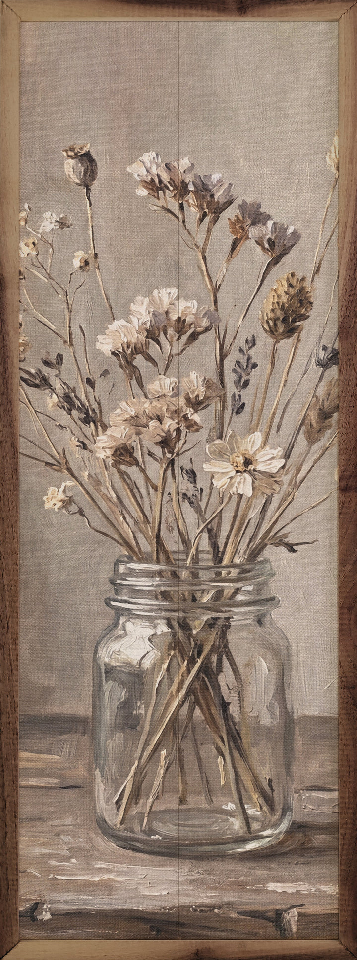 Wildflower Bouquet In Glass Jar