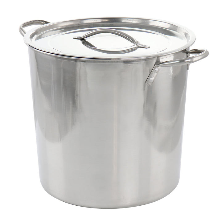 Gibson Everyday Whittington 12 Quart Stainless Steel Stock Pot with