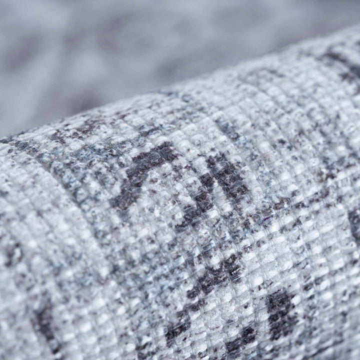 Barny Gray Denim Washable Rug