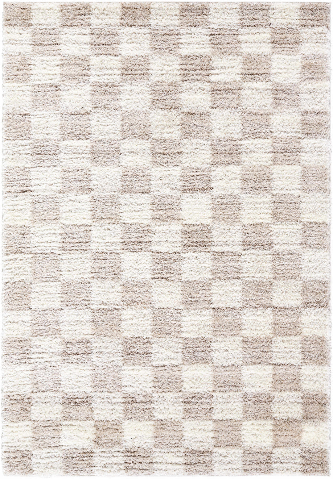 Belita Cream Luxe Shag Area Rug