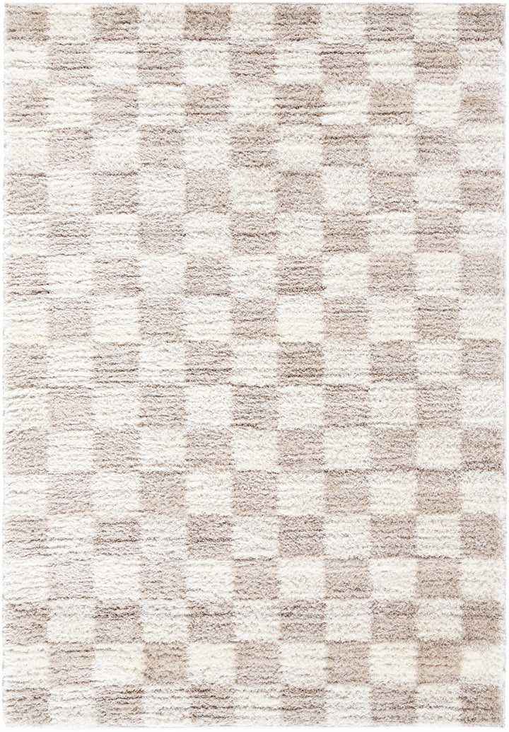 Belita Cream Luxe Shag Area Rug
