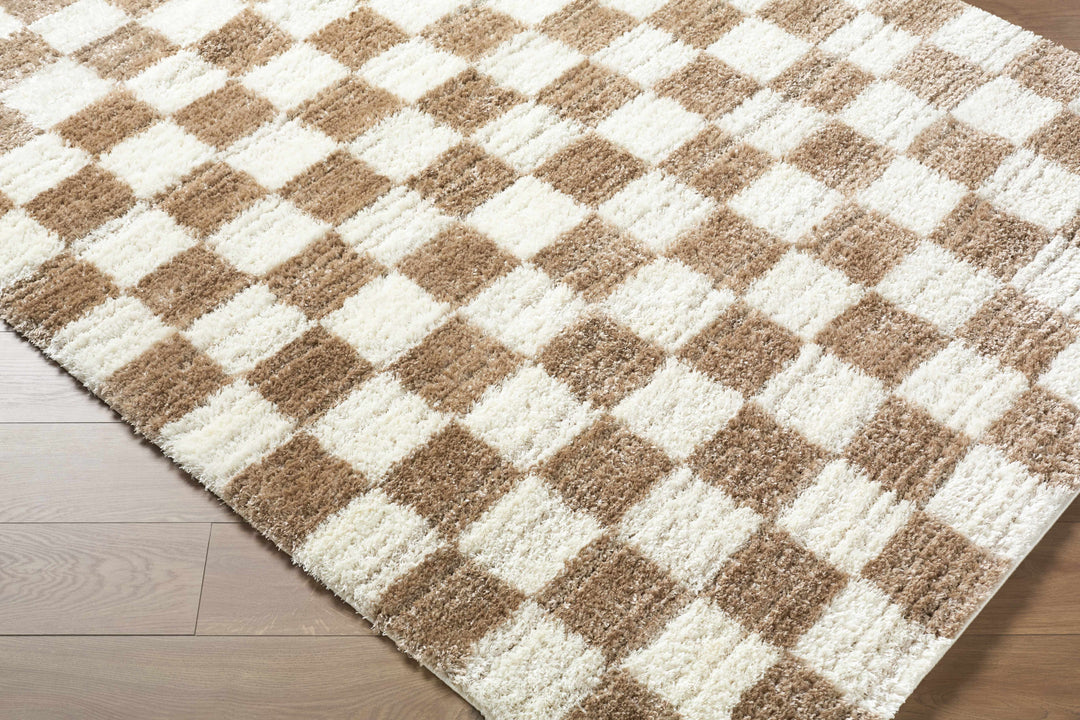 Belita Cream Luxe Shag Area Rug