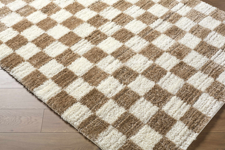 Belita Cream Luxe Shag Area Rug