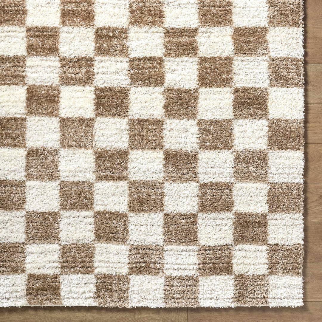 Belita Cream Luxe Shag Area Rug