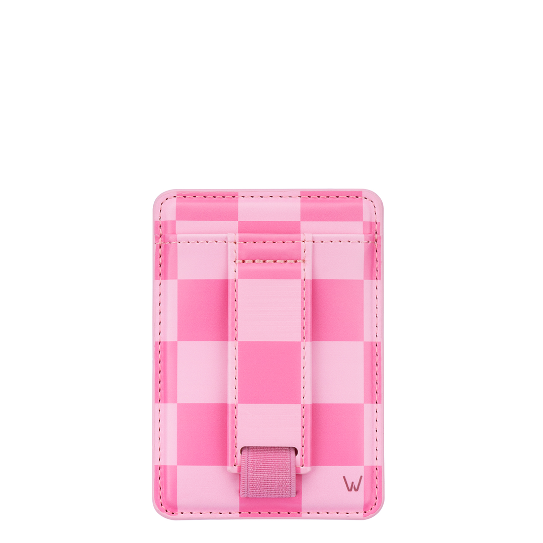 Bubblegum Check Magnetic Wallet