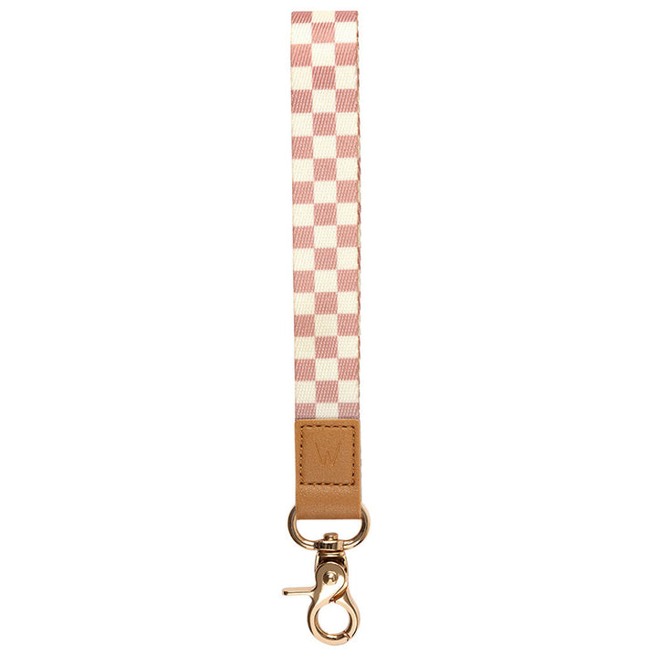 Blush Check Wrist Lanyard