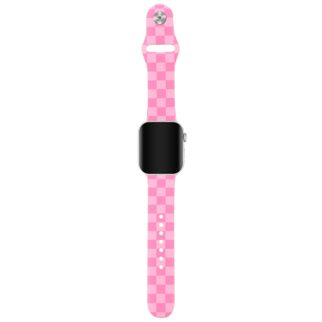 Bubblegum Check Watch Band