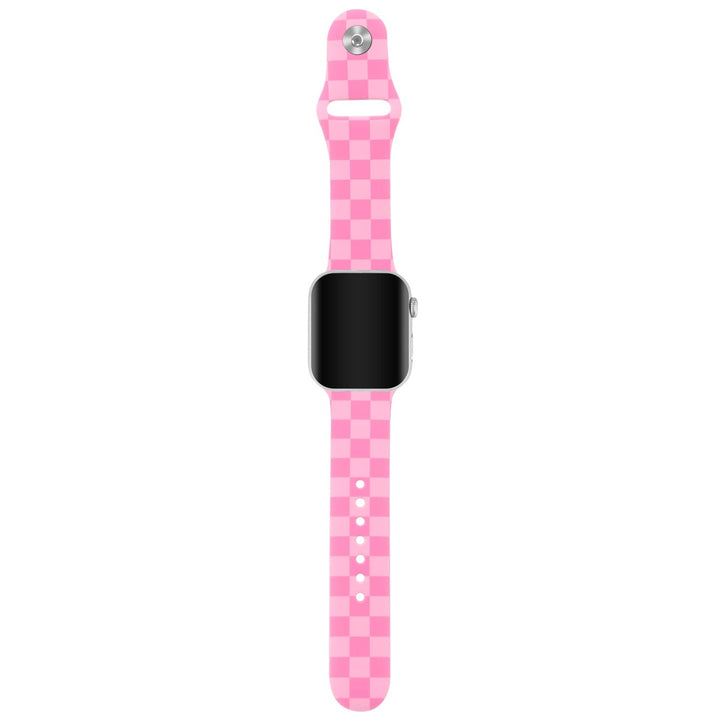Bubblegum Check Watch Band