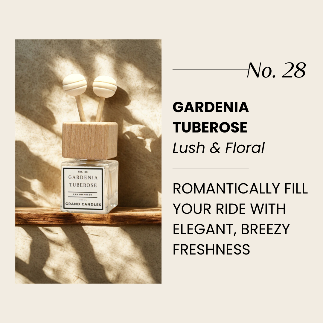 Gardenia Tuberose Car Diffuser