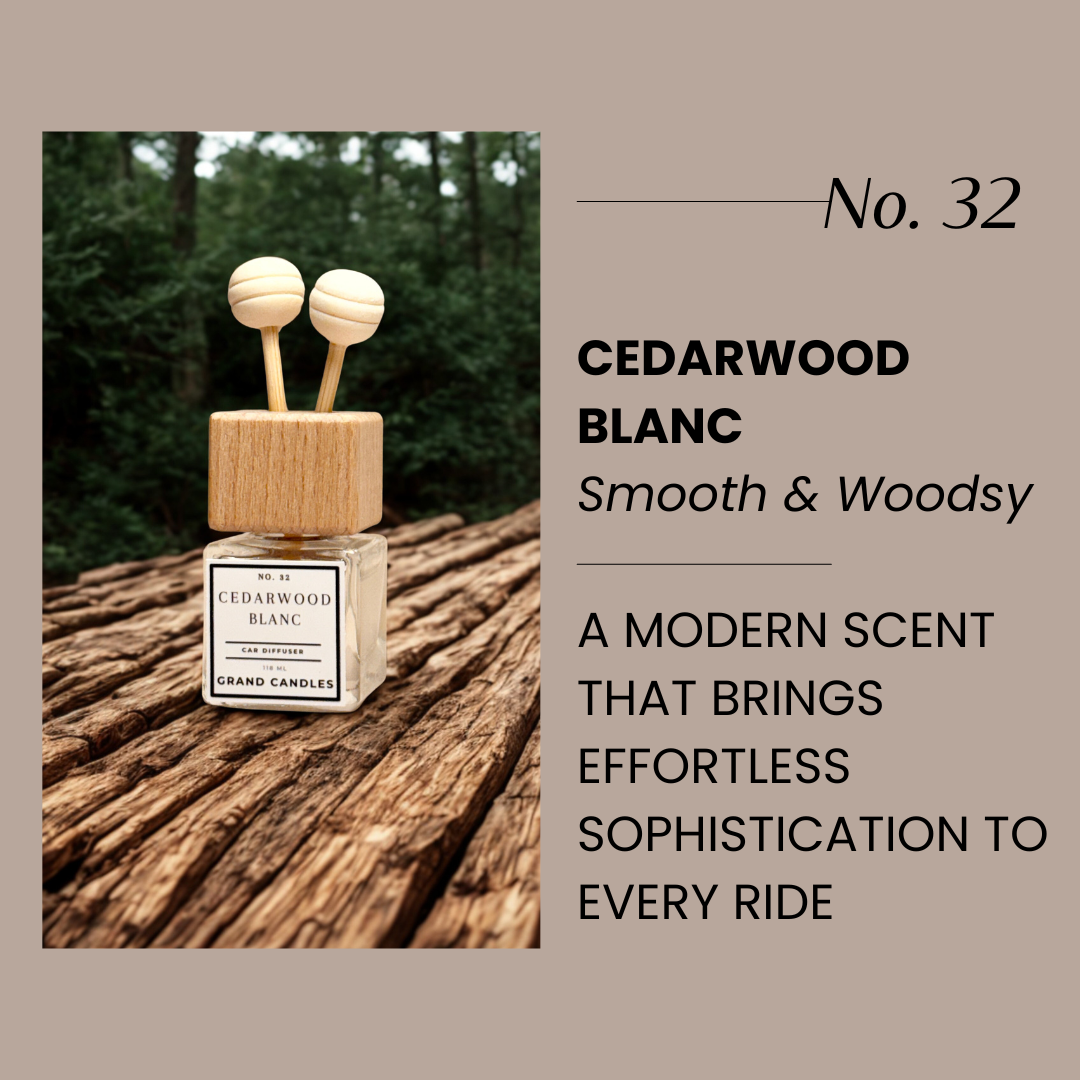 Cedarwood Blanc Car Diffuser