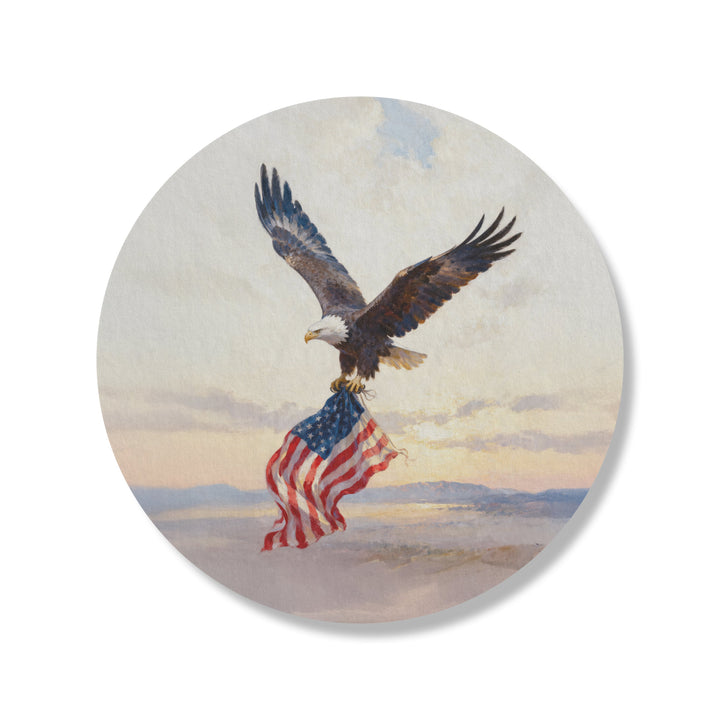 Patriotic Eagle Circle