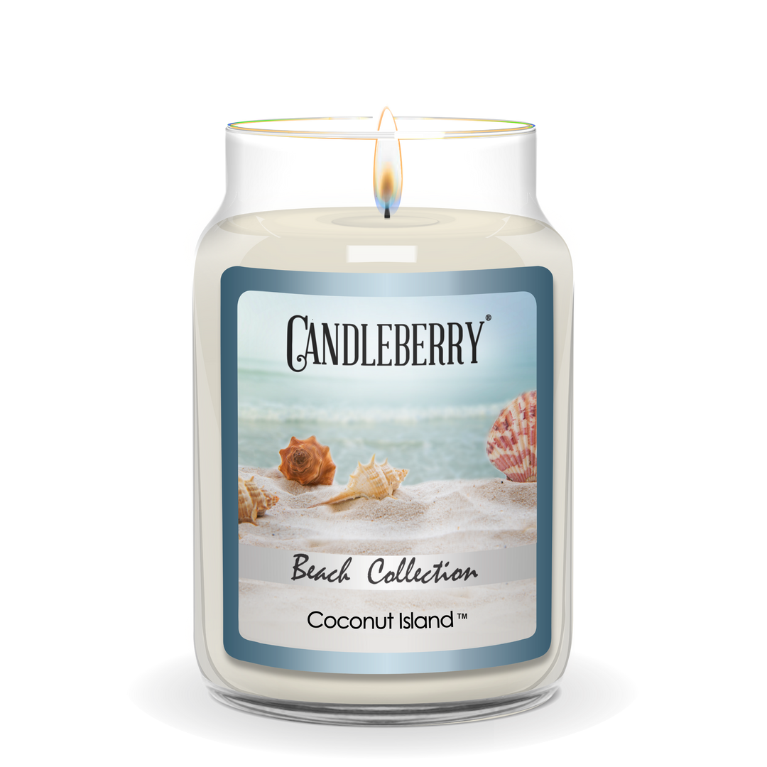 Beach Collection - Coconut Island™, Large Jar Candle (Collective)