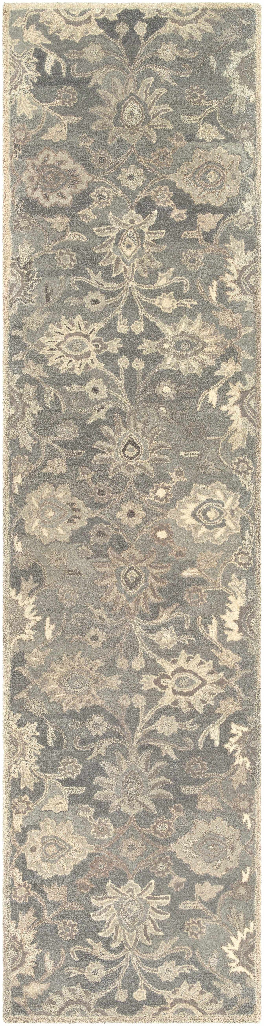 Floral patterned rug with gray and beige colors

Conesus 1195 Hand Tufted Ivory & Taupe Wool Rug