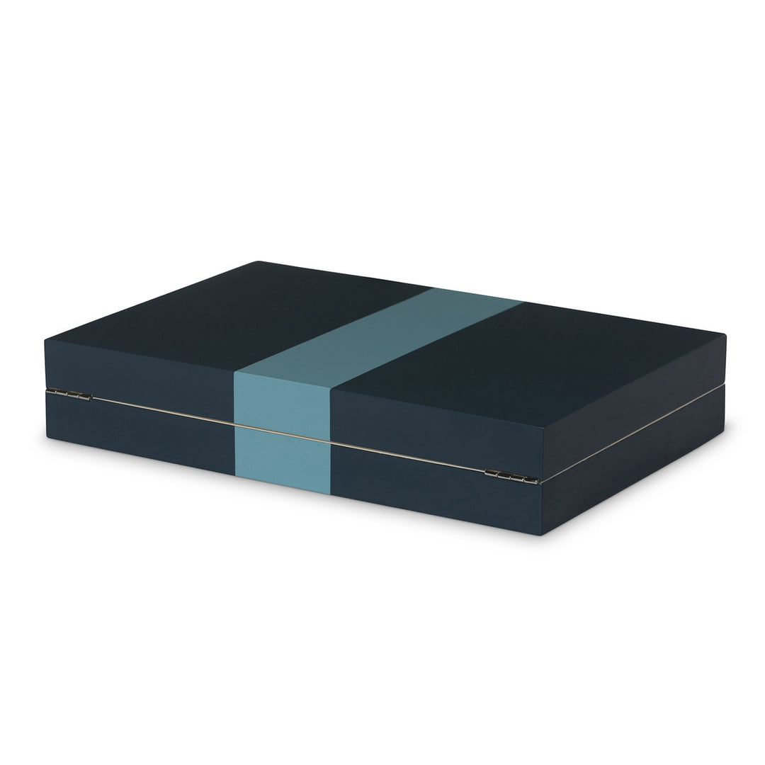 Balboa Bay Ski Backgammon  Game, Indigo