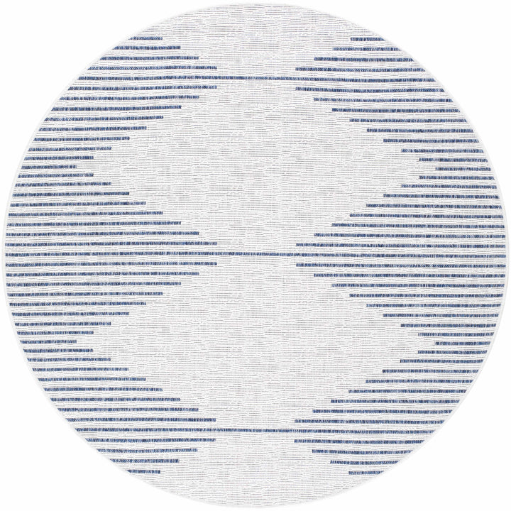 Stephan Blue & Cream Outdoor Rug