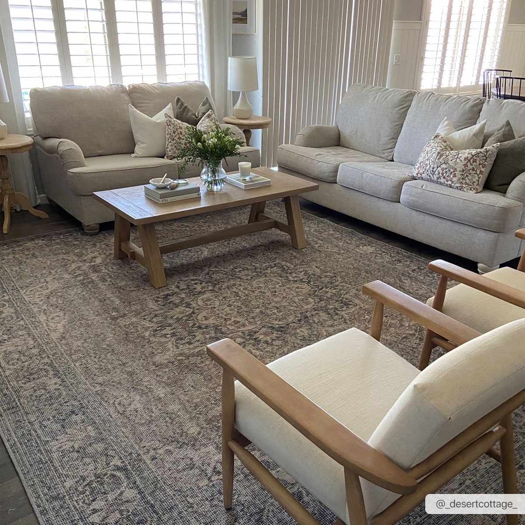 Greenpoint Dusty Blue Washable Rug