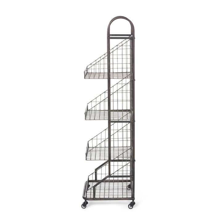 Grocer's Metal Bread Rack