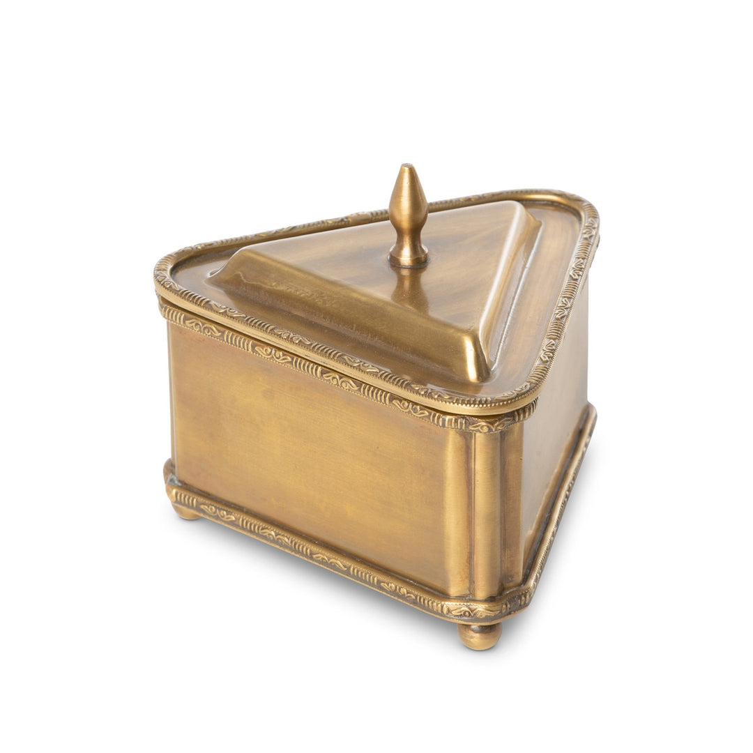 Brass Escritoire Boxes, Set of 3
