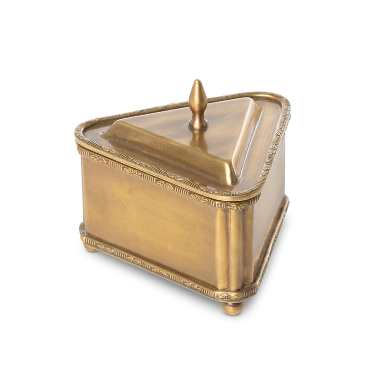 Brass Escritoire Boxes, Set of 3