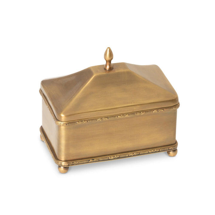Brass Escritoire Boxes, Set of 3