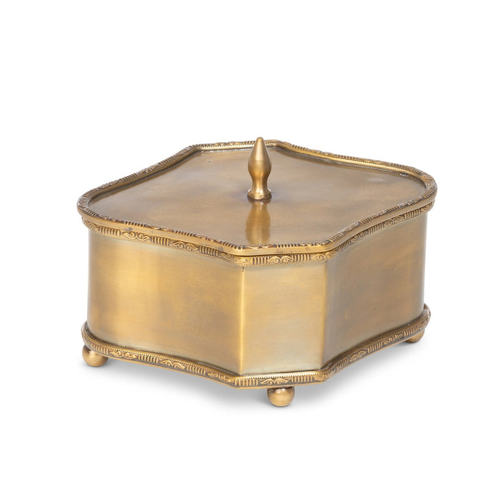 Brass Escritoire Boxes, Set of 3