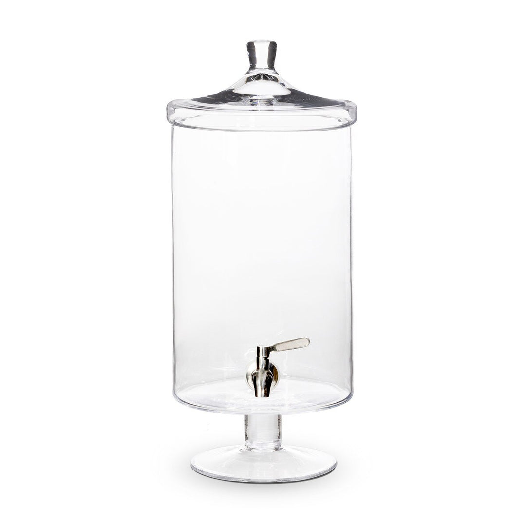 Sleek Crystal Beverage Dispenser, 8qt.