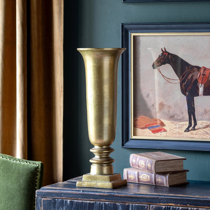 Cast Aluminum Classic Mantel Urn, 25"