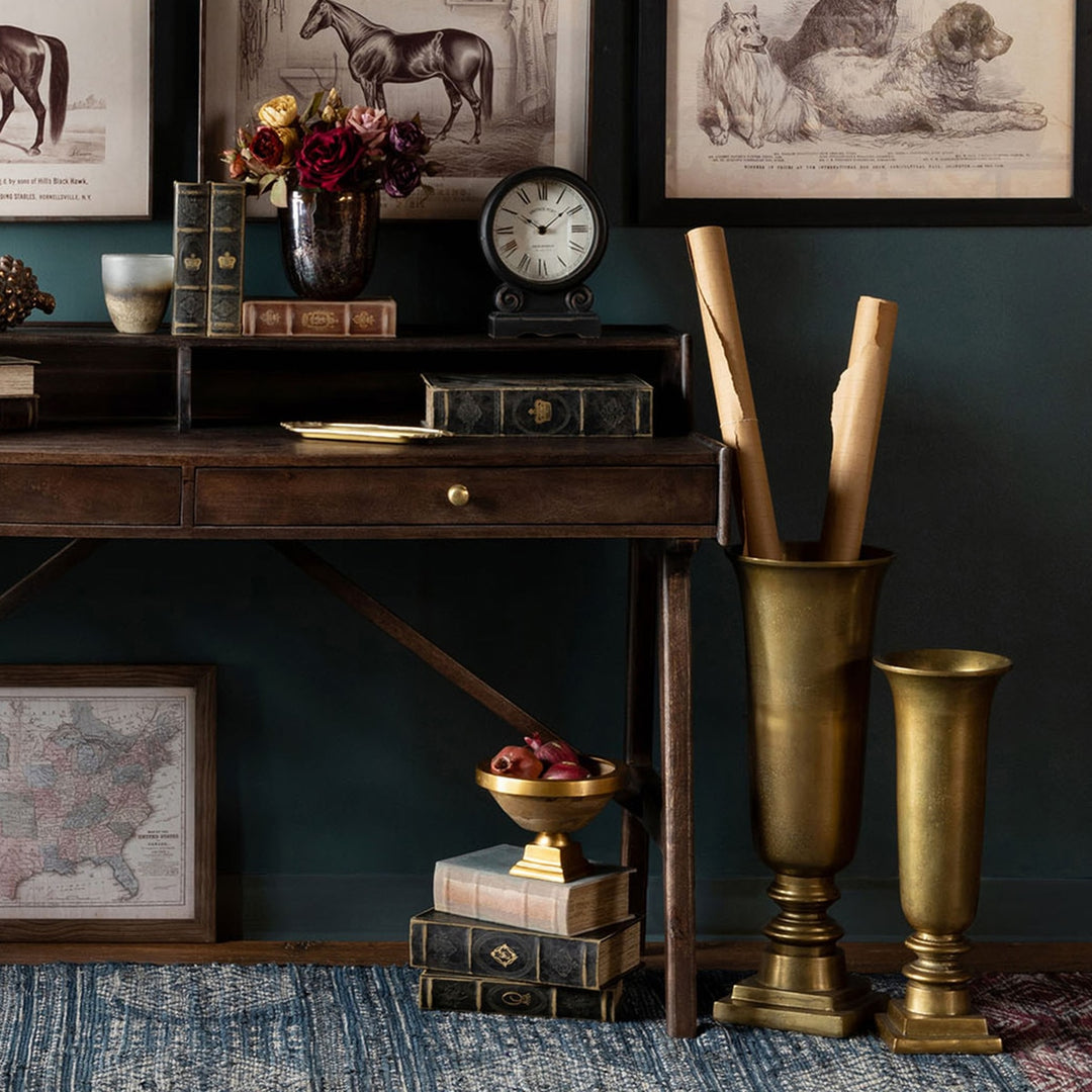 Cast Aluminum Classic Mantel Urn, 25"