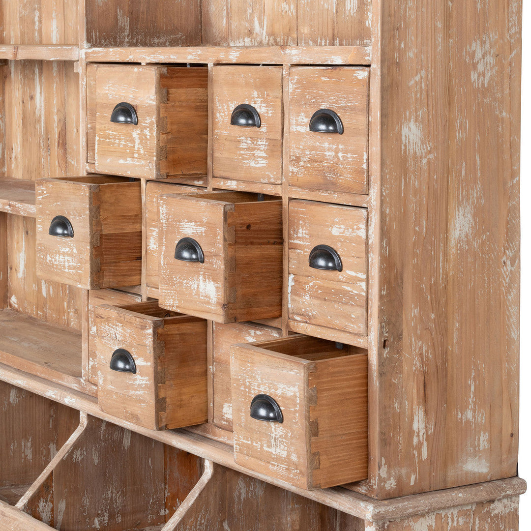 Old General Store Wooden Display Hutch