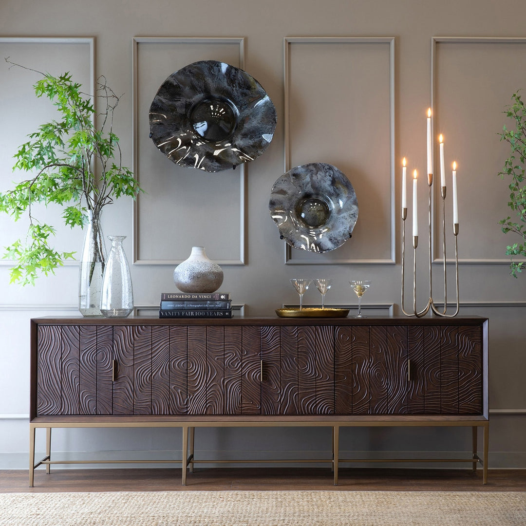 Addison Faux Bois Media Cabinet