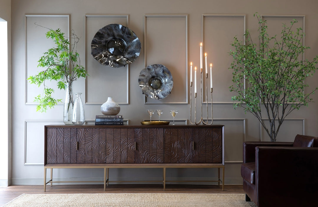 Addison Faux Bois Media Cabinet