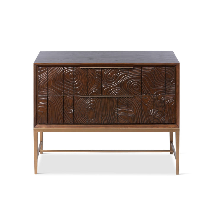 Addison Faux Bois 2-Drawer Chest