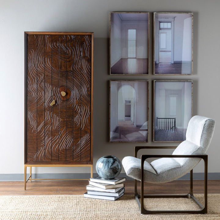 Addison Faux Bois Tall Cabinet