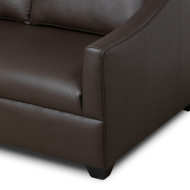 Hacienda Leather Sofa, Sable