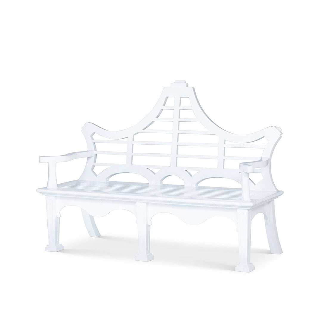 Bay Lake Garden Bench, Hydrangea White