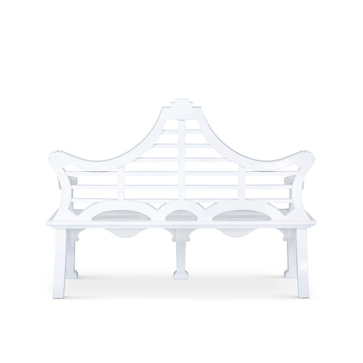 Bay Lake Garden Bench, Hydrangea White