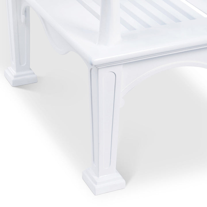 Bay Lake Garden Bench, Hydrangea White