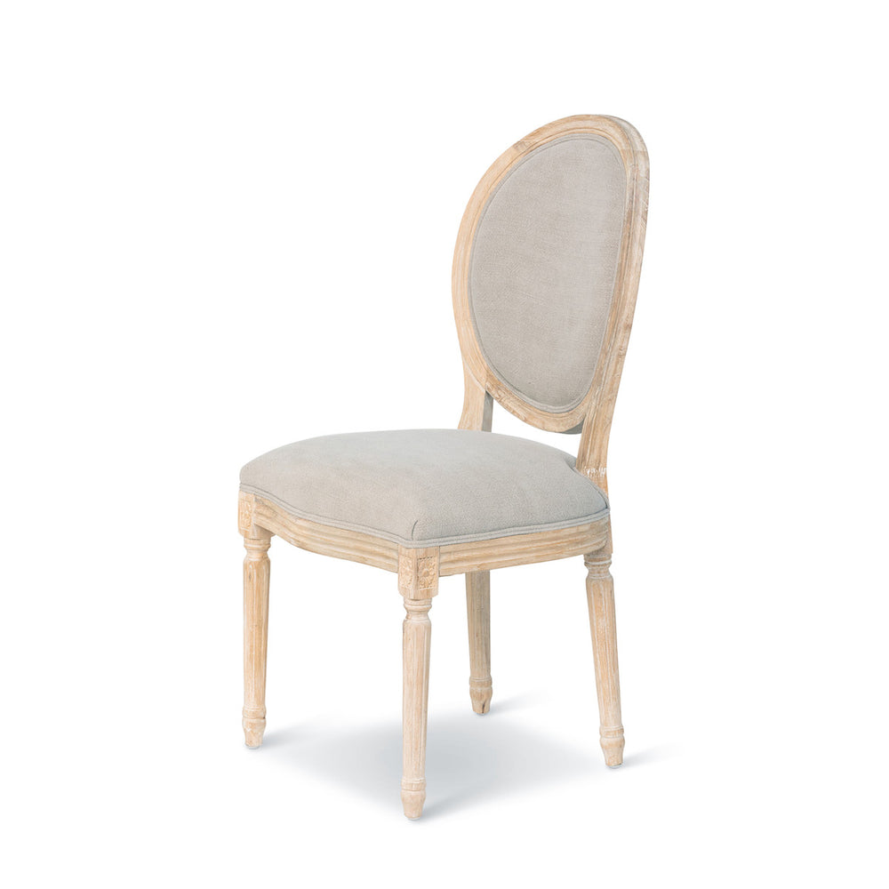 White Washed Dining Chair