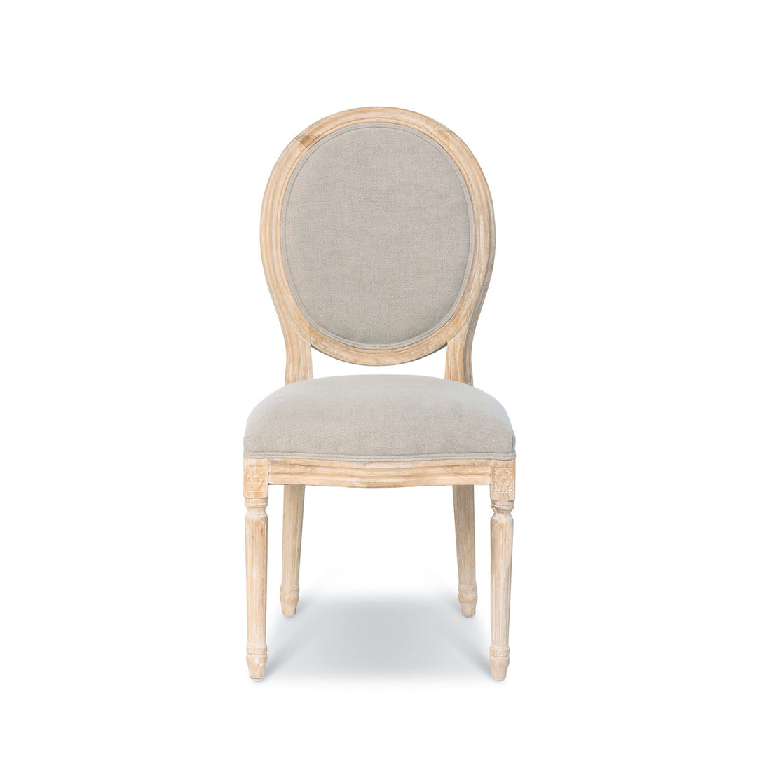 White Washed Dining Chair