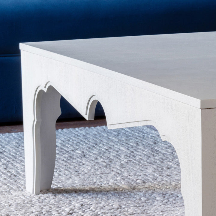 Island Manor Cocktail Table, Whitewash