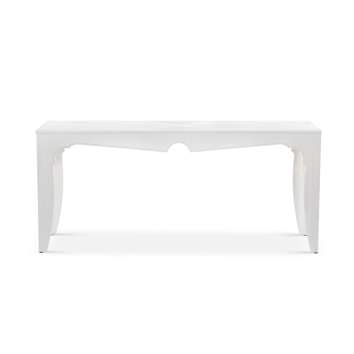 Island Manor Console  Table, Whitewash