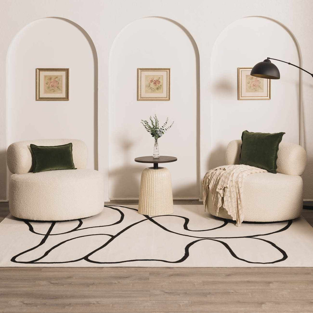 Eilir Modern Low Profile Boho Rug