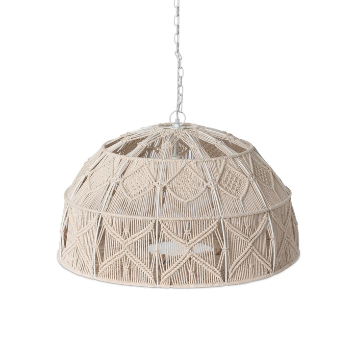 Aria Macrame Dome Pendant