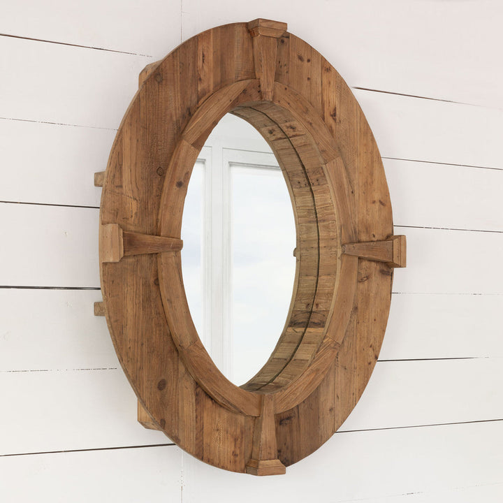 Oval Estate Window Frame Mirror