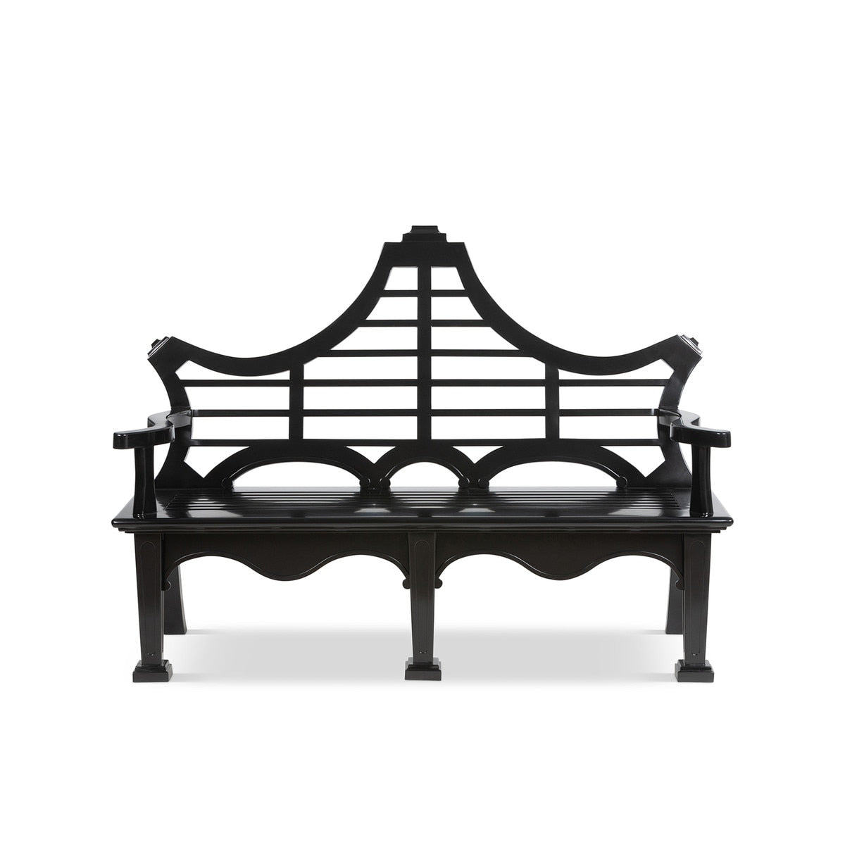 Bay Lake Garden Bench, Jet Black