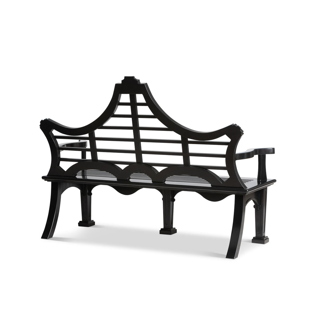 Bay Lake Garden Bench, Jet Black
